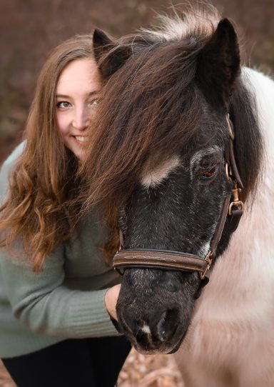 Pferd mit Frau